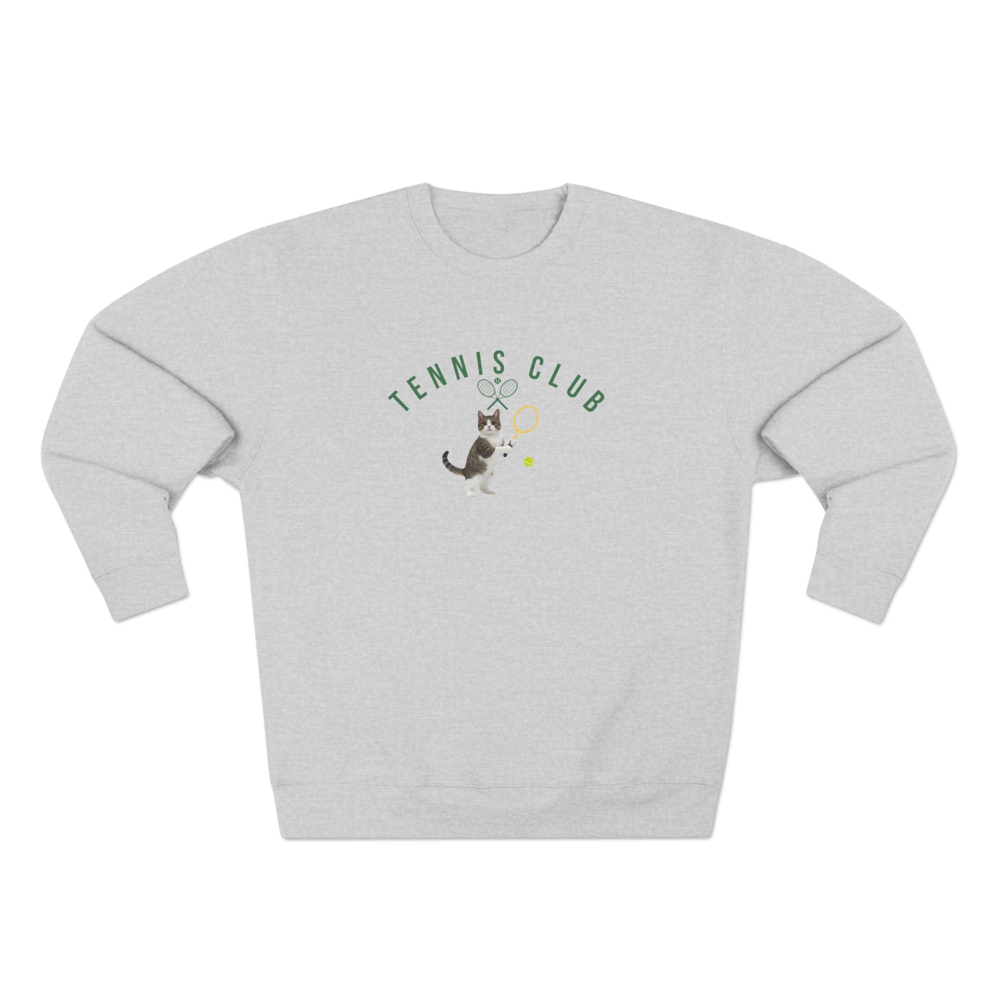 Custom Pet Portrait Sweatshirt - 1:1 Personalized | Tennis Theme