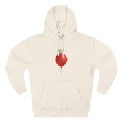 Custom Pet Portrait Hoodie - 1:1 Personalized | Balloon-Red Theme