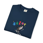 Custom Pet Portrait T-Shirt - 1:1 Personalized | Skiing Theme