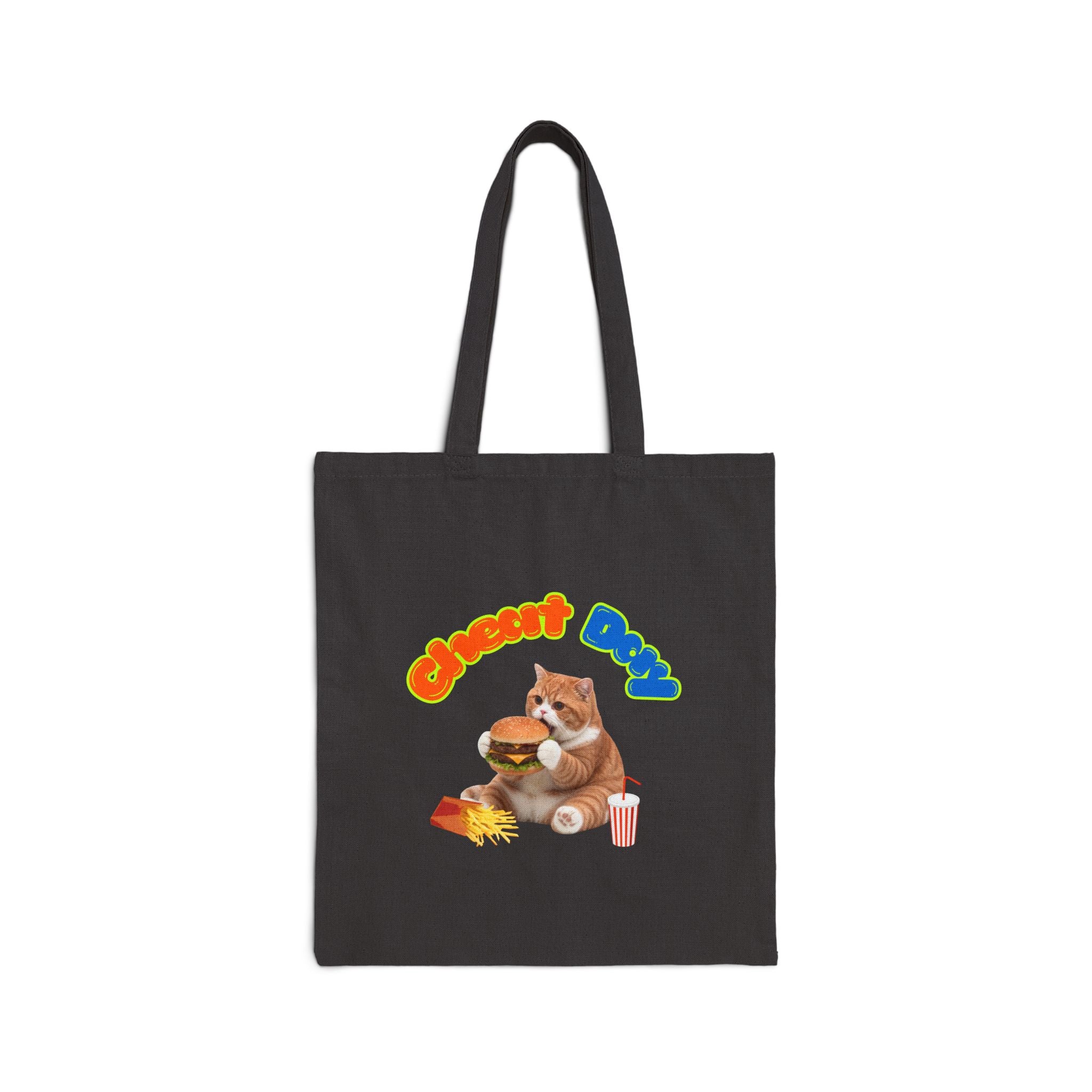 Custom Pet Portrait Tote Bag - 1:1 Personalized | CheatDay Theme