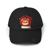Custom Pet Portrait Cap - 1:1 Personalized | Strawberry Theme