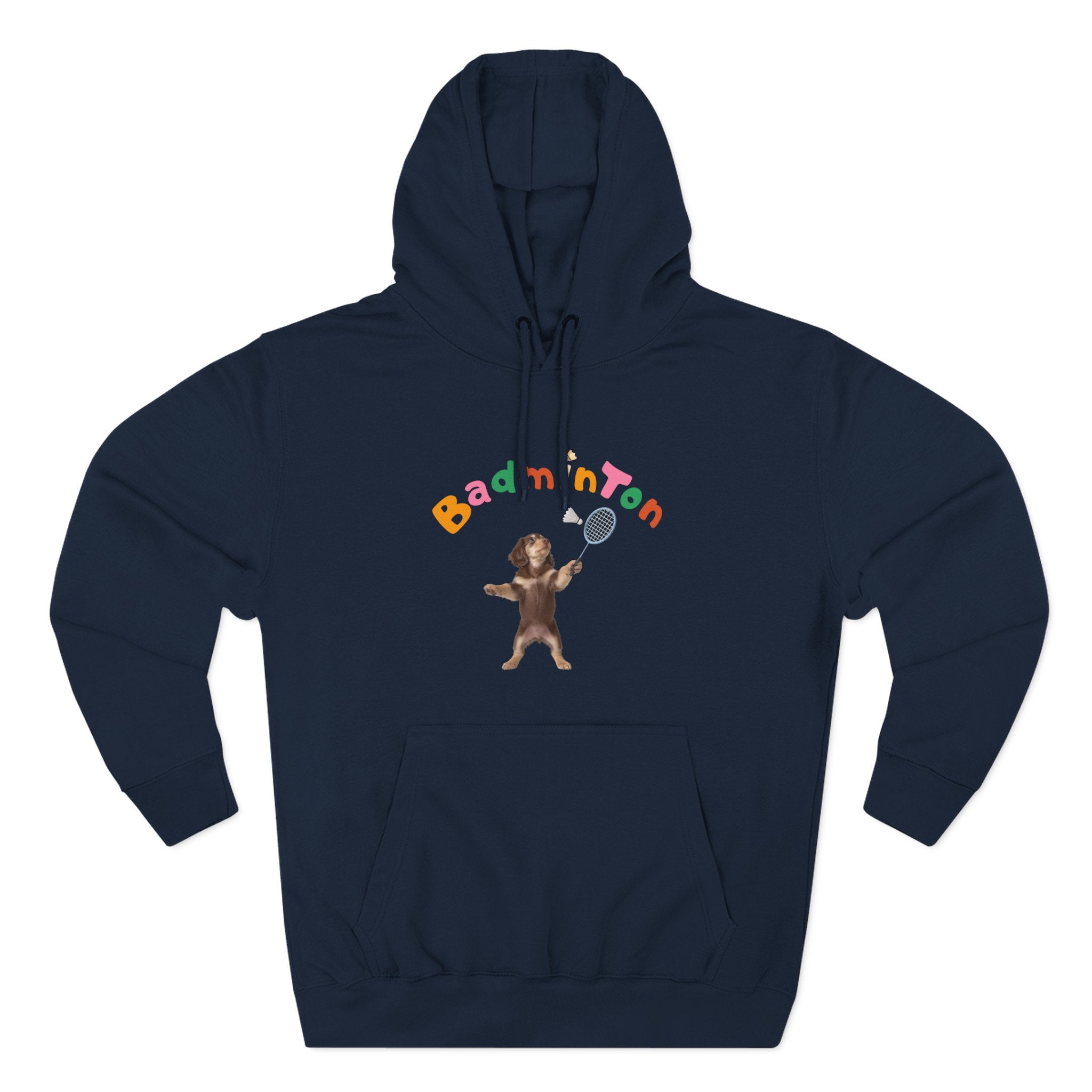 Custom Pet Portrait Hoodie - 1:1 Personalized | Badminton Theme