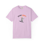 Custom Pet Portrait T-Shirt - 1:1 Personalized | Snowboarding Theme