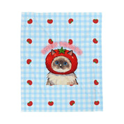 Custom Pet Portrait Blanket - 1:1 Personalized | Tomato Theme