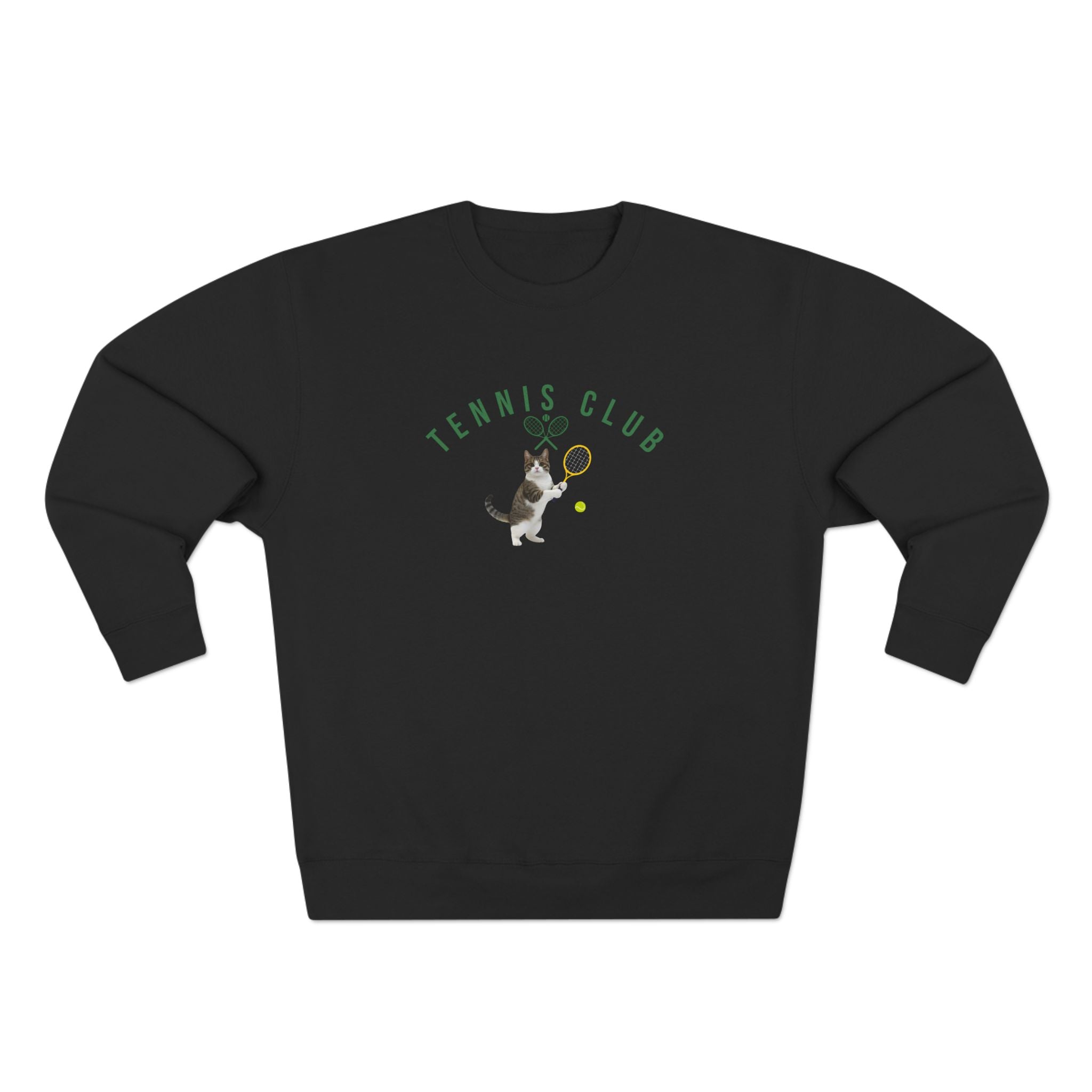 Custom Pet Portrait Sweatshirt - 1:1 Personalized | Tennis Theme