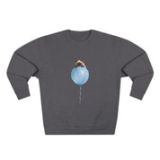 Custom Pet Portrait Sweatshirt - 1:1 Personalized | Balloon-Blue Theme