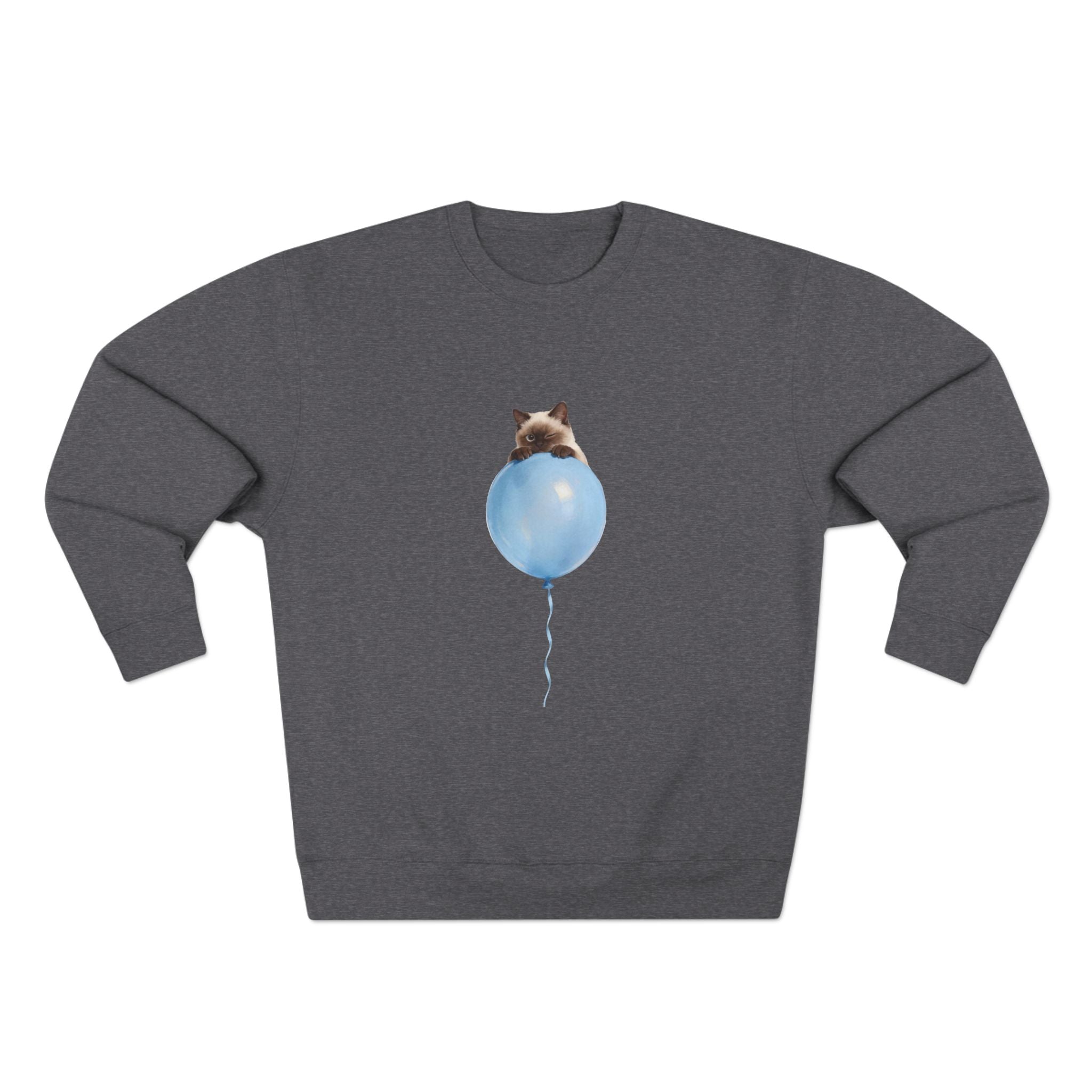 Custom Pet Portrait Sweatshirt - 1:1 Personalized | Balloon-Blue Theme