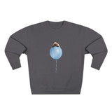 Custom Pet Portrait Sweatshirt - 1:1 Personalized | Balloon-Blue Theme