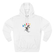 Custom Pet Portrait Hoodie - 1:1 Personalized | Skiing Theme