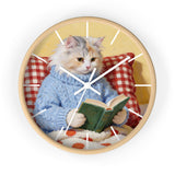 Custom Pet Portrait Wall Clock - 1:1 Personalized | Sweater Theme