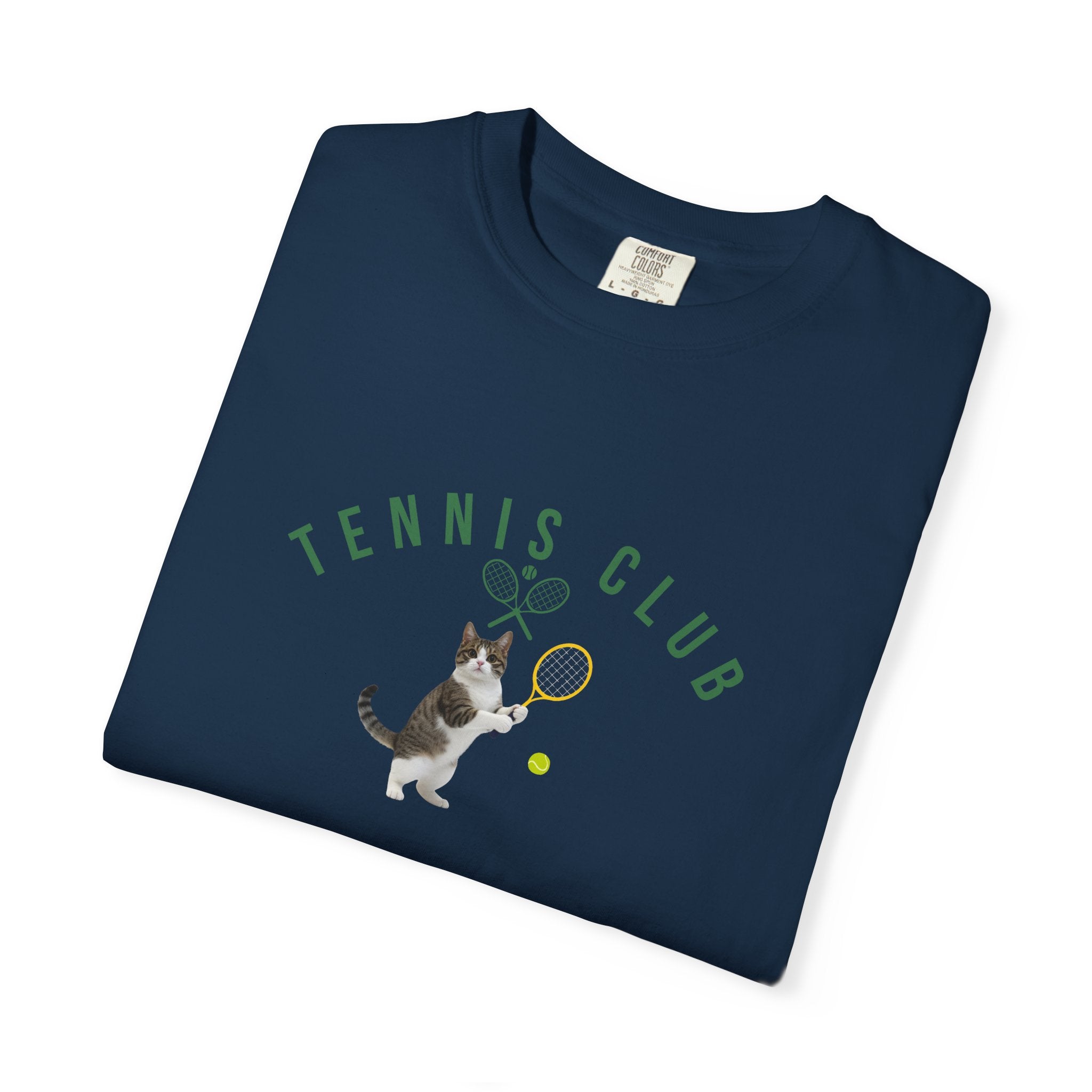 Custom Pet Portrait T-Shirt - 1:1 Personalized | Tennis Theme