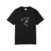 Custom Pet Portrait T-Shirt - 1:1 Personalized | Skiing Theme