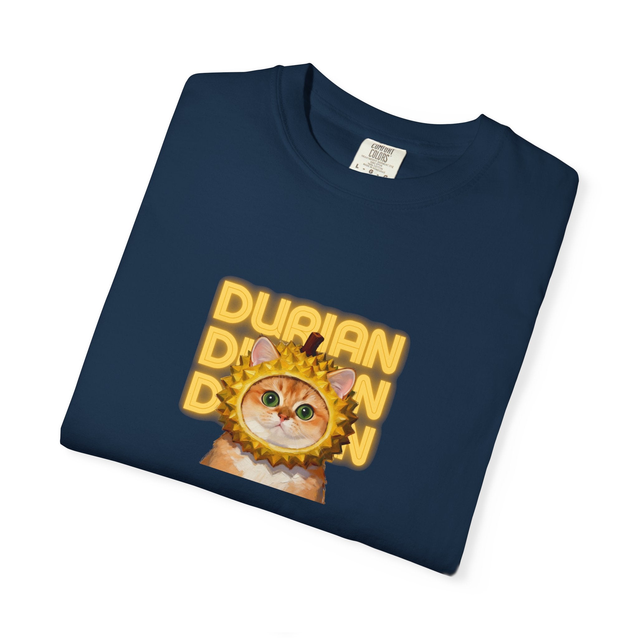Custom Pet Portrait T-Shirt - 1:1 Personalized | Durian Theme