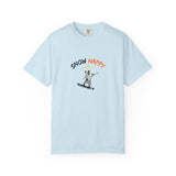 Custom Pet Portrait T-Shirt - 1:1 Personalized | Snowboarding Theme