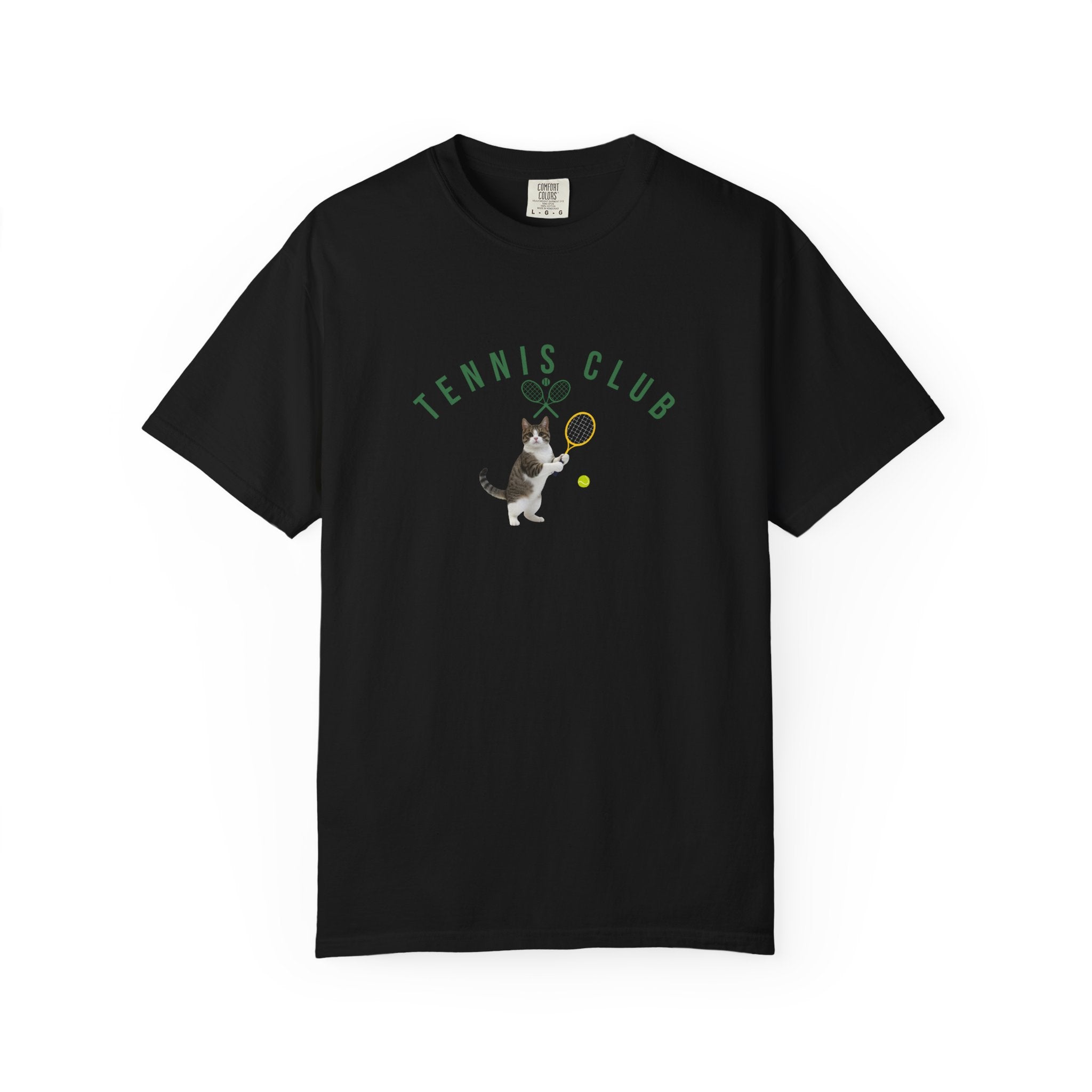 Custom Pet Portrait T-Shirt - 1:1 Personalized | Tennis Theme