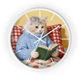 Custom Pet Portrait Wall Clock - 1:1 Personalized | Sweater Theme
