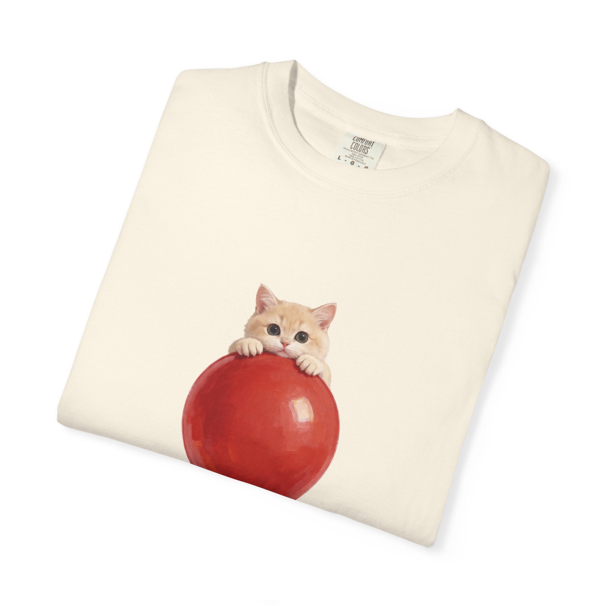 Custom Pet Portrait T-Shirt - 1:1 Personalized | Balloon-Red Theme