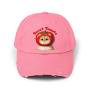 Custom Pet Portrait Cap - 1:1 Personalized | Strawberry Theme