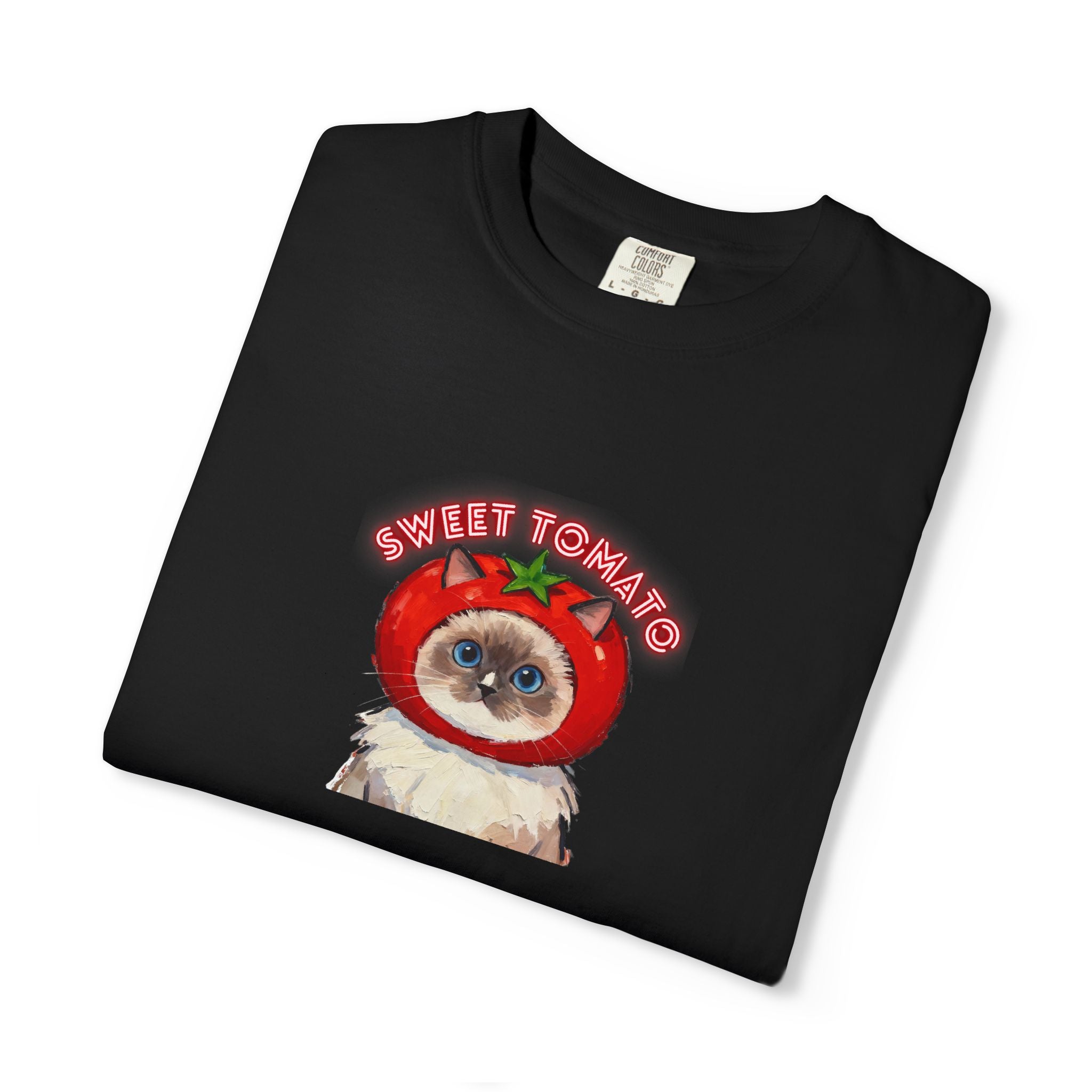 Custom Pet Portrait T-Shirt - 1:1 Personalized | Tomato Theme