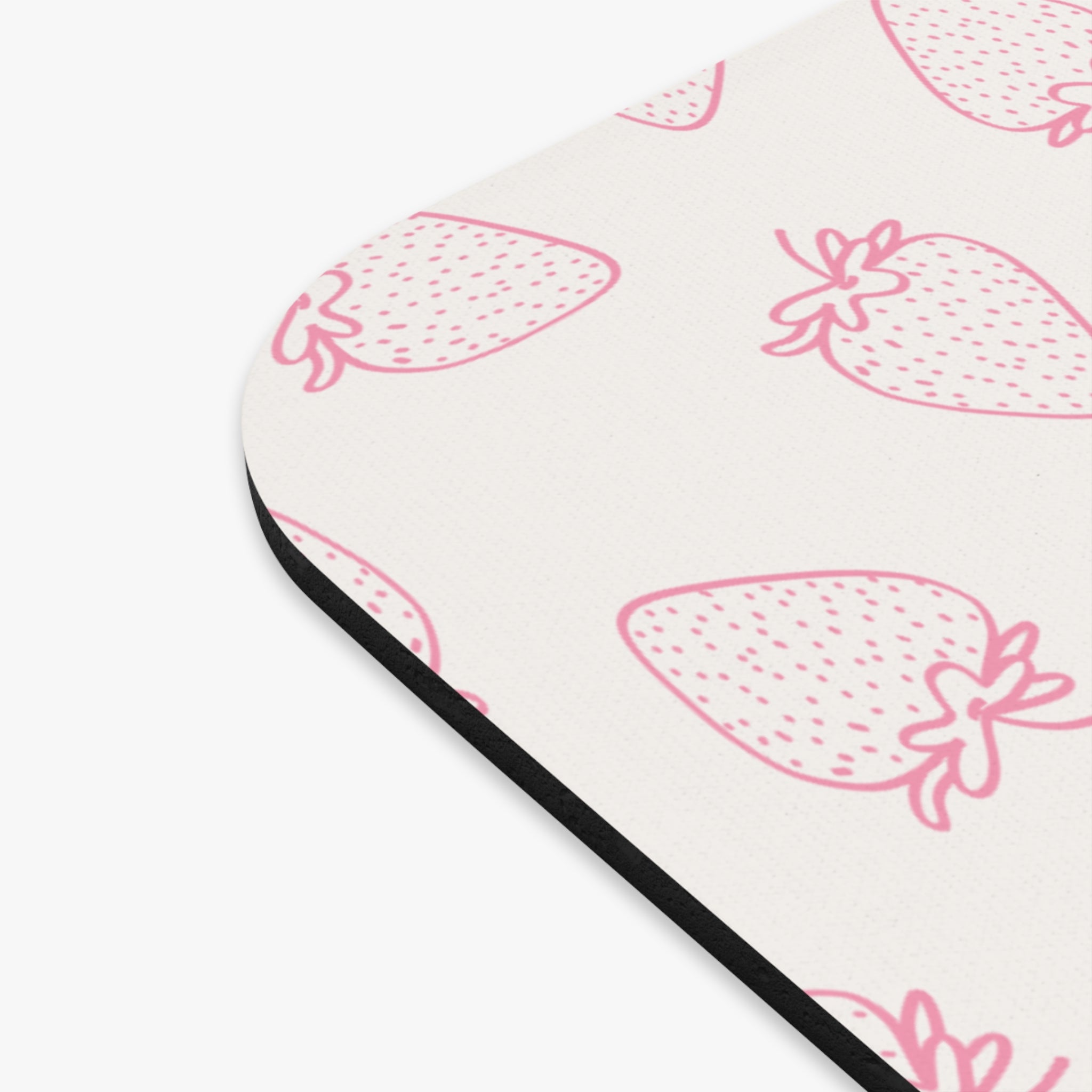 Custom Pet Portrait Mouse Pad - 1:1 Personalized | Strawberry Theme