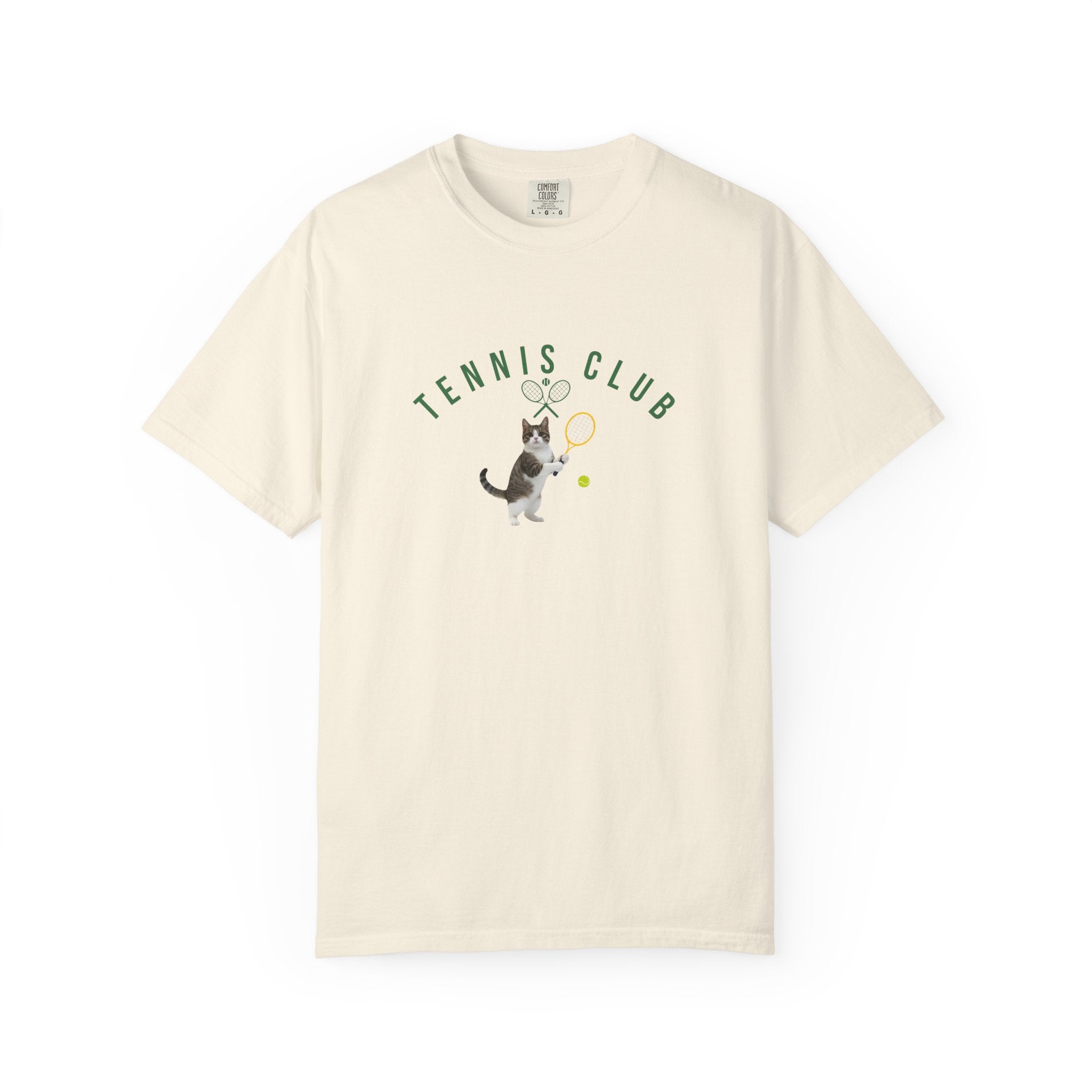 Custom Pet Portrait T-Shirt - 1:1 Personalized | Tennis Theme
