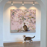 Custom Pet Portrait Canvas - 1:1 Personalized | Begonia Theme