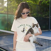 Custom Pet Portrait T-Shirt - 1:1 Personalized | Tennis Theme