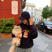 Custom Pet Portrait Sweatshirt - 1:1 Personalized | Carrot Theme