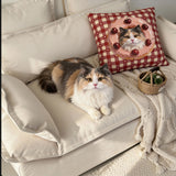 Custom Pet Portrait Pillowcase - 1:1 Personalized | Donut Theme