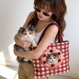 Custom Pet Portrait Tote Bag - 1:1 Personalized | Donut Theme