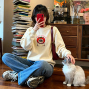 Custom Pet Portrait  Sweatshirt - 1:1 Personalized | Tomato Theme